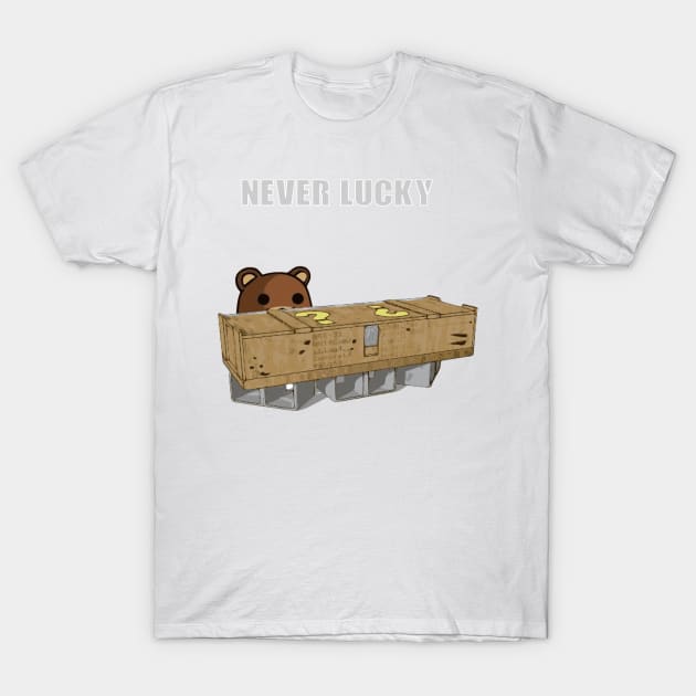 Never lucky mystery box T-Shirt by joelzwow